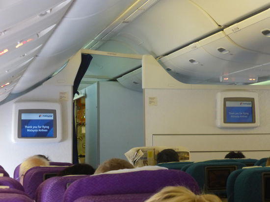 An Bord von Malaysia Air