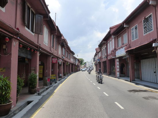 Die typisch rosa Gebäude von den Hölländern erbaut mitte des 17. Jh.
