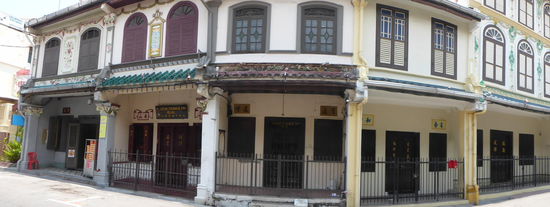 Alte Häuser in Chinatown von Malakka