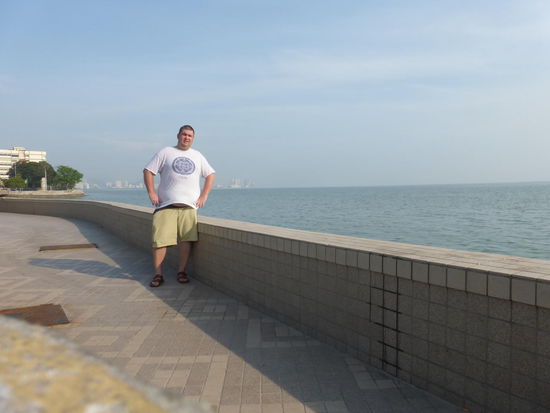 Ich nochmal an der Uferpromenade von Georgetown