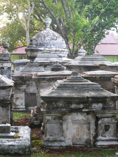 Gräber auf dem alten Friedhof von Georgetown
