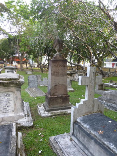 Gräber auf dem alten Friedhof von Georgetown