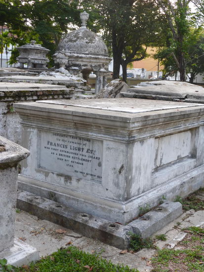 Das Grab von Sir Francis Light