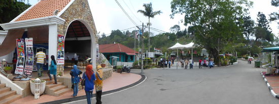 Oben angekommen auf den Penang Hill
