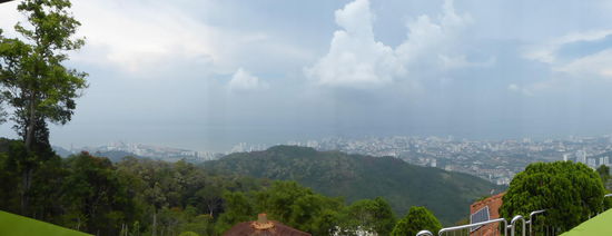 Blick vom Penang Hügel auf Georgetown