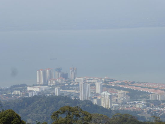 Blick vom Penang Hügel auf Georgetown