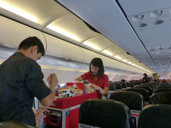 Snacks und Getränke