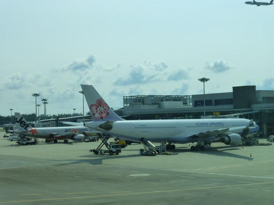 China Airlines aus Taiwan in Singapure
