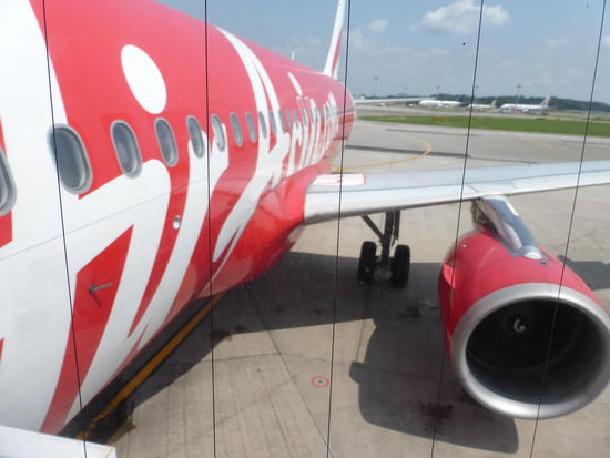 Meine Maschine der Air Asia nach Yogyakarta