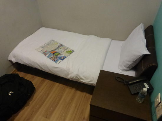 Mein winziges Zimmer für 34 Euro pro Nacht ohne Frühstück