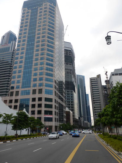 Auf geht es aus dem modernen Zentrum von Singapure nach Chinatown