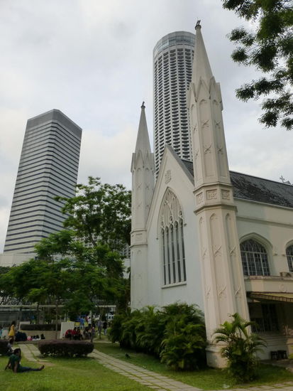 Die St. Andrew s Cathedral von Singapure aus dem Jahr 1856