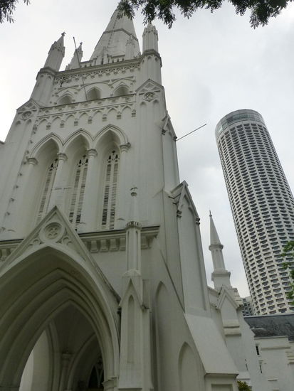 Die St. Andrew s Cathedral von Singapure aus dem Jahr 1856