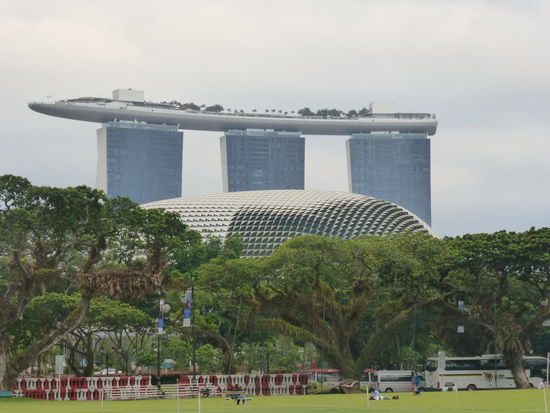 Das 2010 eröffnete Marina Bay Sands Hotel ist eines der neuen Wahrzeichen von Singapure