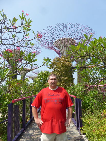 Ich in den Gardens by the Bay