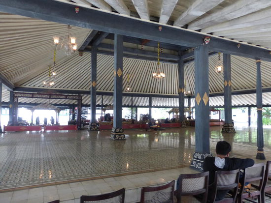 Pavilion im Sultan Palast / Kraton Yogyakarta