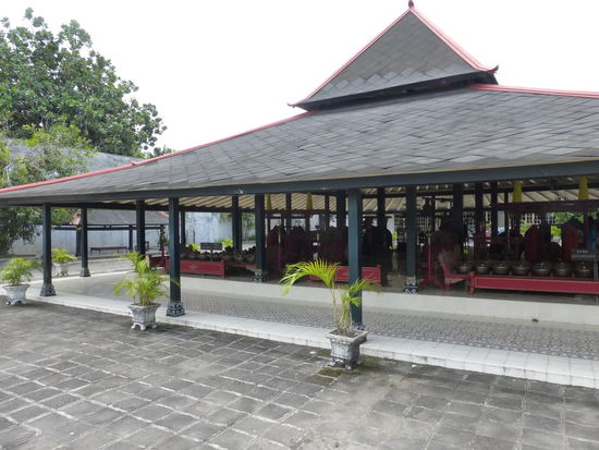 Weiterer Pavilion im Sultan Palast / Kraton Yogyakarta  Unesco Weltkulturerbe