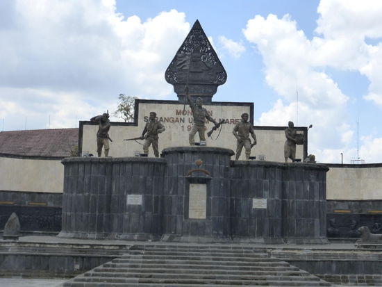 Das Denkmal zur Befreiung Yogyakartas von den Holländern vom 1. März 1949