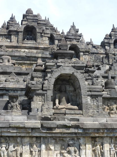 Seitenansicht Borobodur