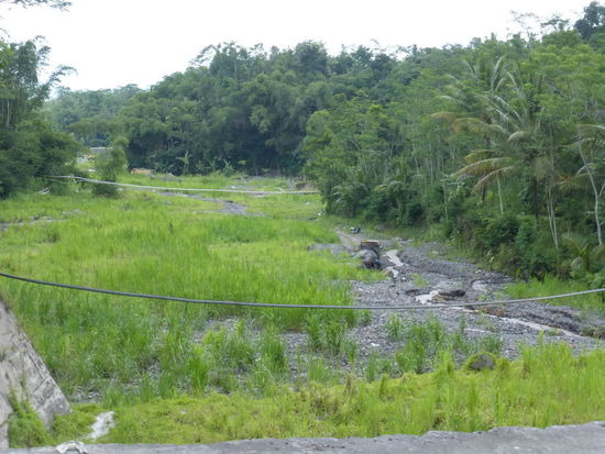 Die Umgebung unweit vom Borobodur Tempel