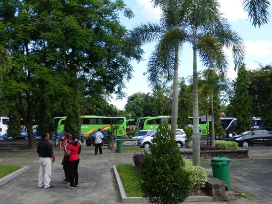 Ankunft in Prambanan