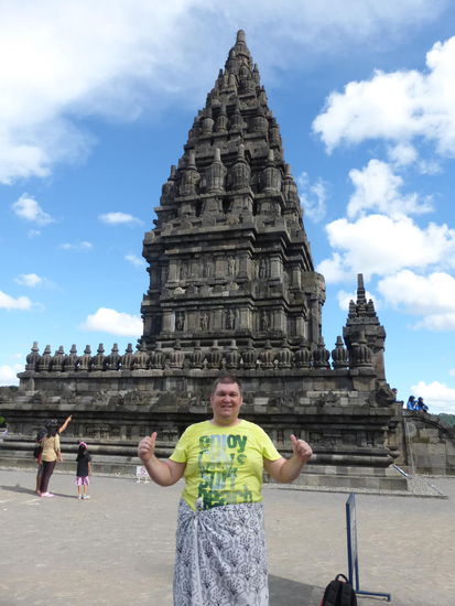 Und noch einmal ich in Prambanan