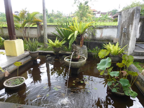 Eingangsbereich Hotel in Ubud