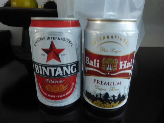 Danke an die Minibar aber Bier ist leider nicht so meine Welt auch wenn das hier ganz gut schmecken soll wie mir erzählt wurde 