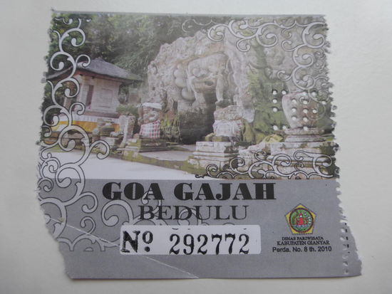 Eintritt 15000 IDR = 0,95 Euro