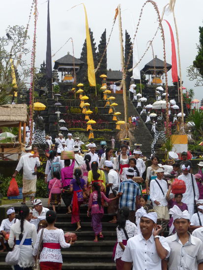 Überall freundliche Menschen