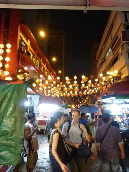 Chinatown von Kuala Lumpur am Abend