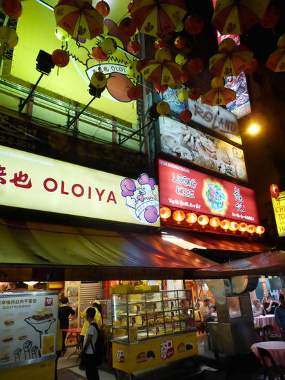 Chinatown von Kuala Lumpur am Abend