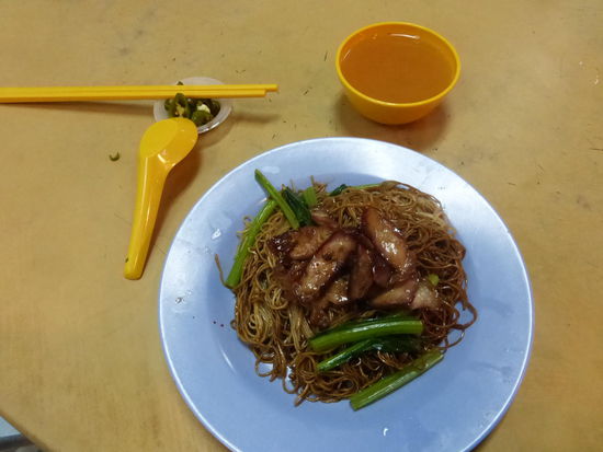 1 Teller Chicken Nudeln für 6 RM = 1,35 Euro