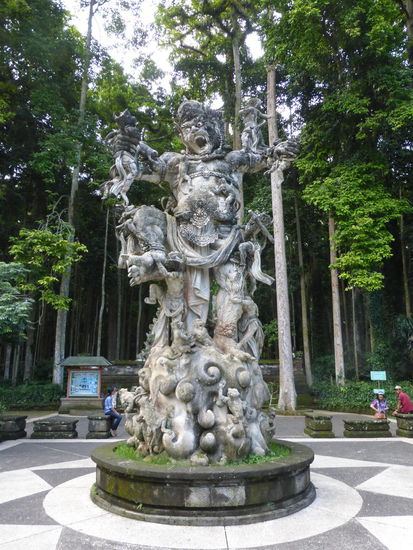 Eingangsbereich Sangeh Forest auf Bali