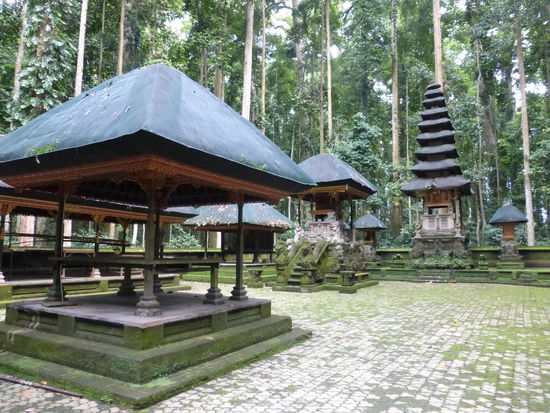 Alte Tempel im Monkey Forest Sangeh