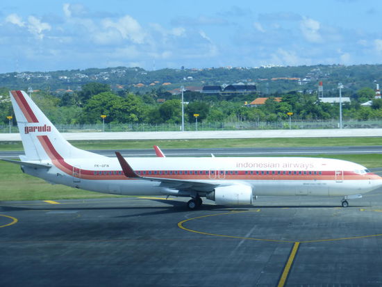Hier eine ältere Maschine der Indonesian Airways