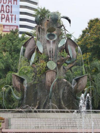 Brunnen im  Zentrum von Kuala Lumpur