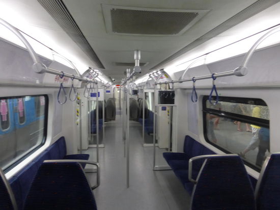 In der KTM / S Bahn Richtung Batu Caves