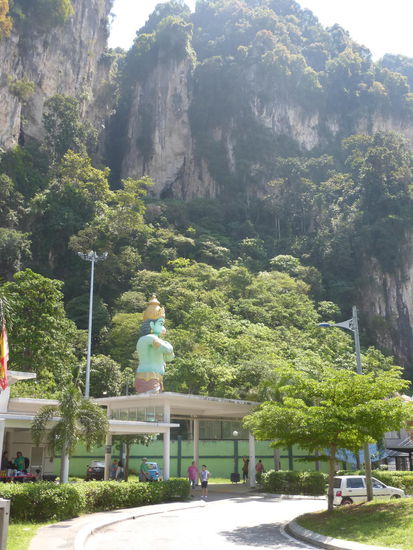 Ankunft an den Batu Caves
