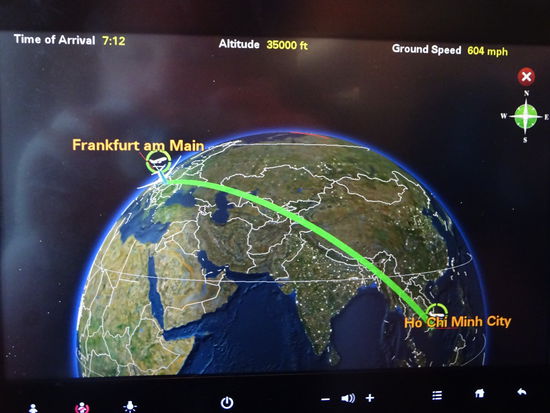 Einmal über den halben Globus