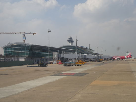 Air Asia Maschine am Airport Saigon