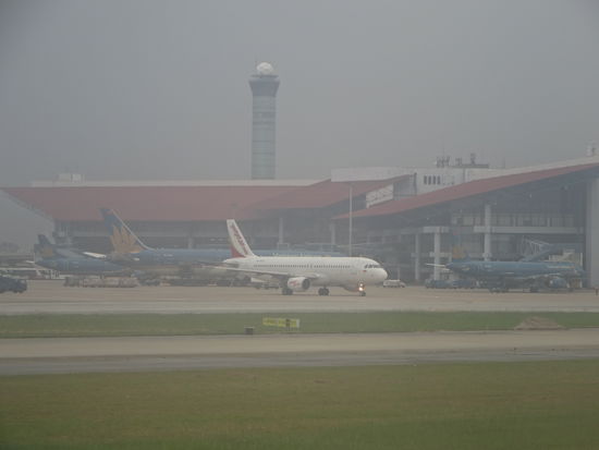 Ankunft am Airport Hanoi