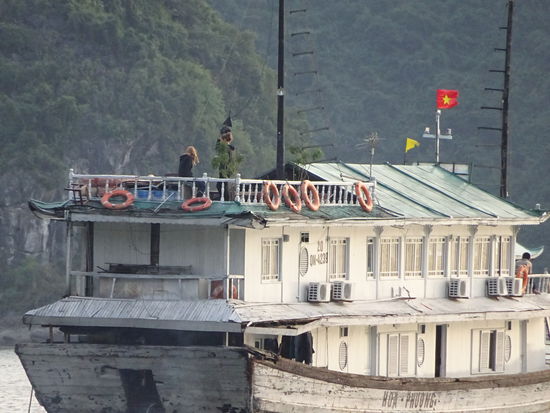 So richtig vertrauenserweckend wirkte auch diese Dschunke nicht auf mich 