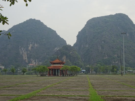 Die Landschaft in Trang An ist einfach nur schön