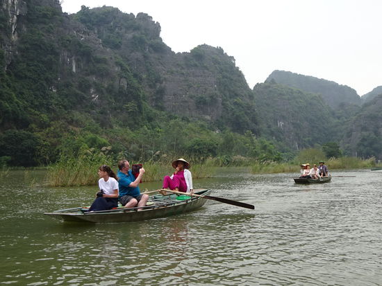 Auch auf diesen Boot werden fleißig Fotos gemacht 