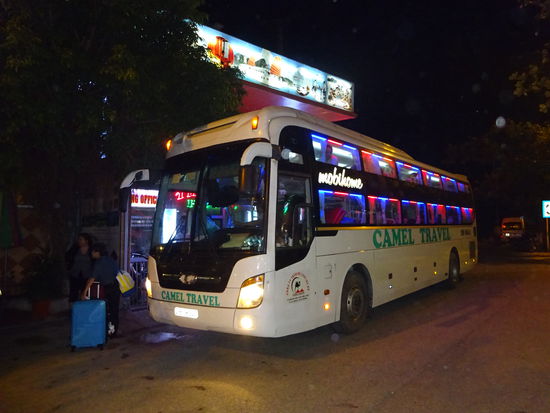 Früher als verabredet stand dann schon mein Bus in Tam Coc bereit zur Abfahrt nach Dong Hoi