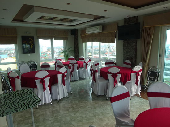 Das Restaurant in der obersten Etage