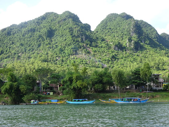 Auf der Fahrt zur Phong Nha Höhle im Ke Bang Nationalpark