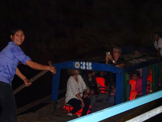 Auch Sie ist noch gut gelaunt 