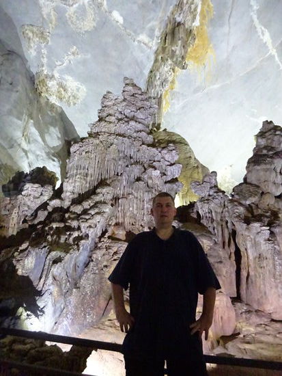 Ich in der Phong Nha Höhle im Ke Bang Nationalpark